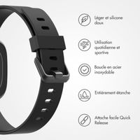 imoshion Bracelet en silicone Fitbit Versa (2) / Versa Lite - Taille L - Noir