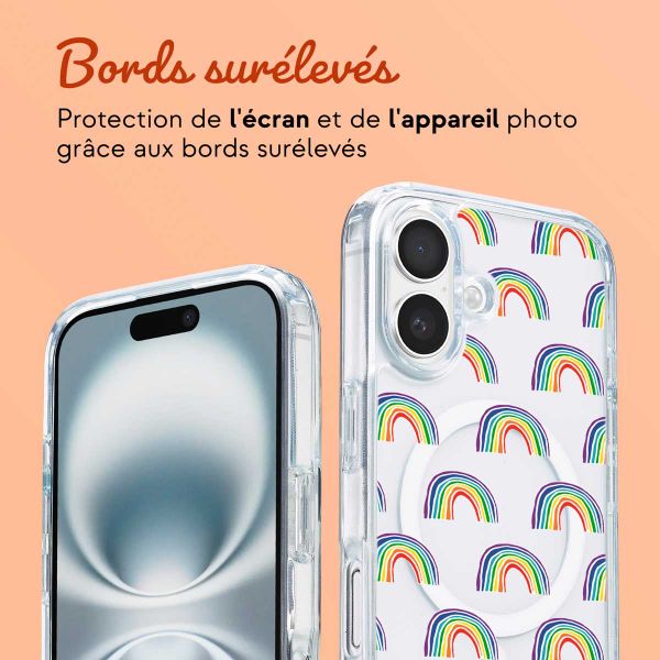 Concevez votre Coque MagSafe avec cordon amovible Apple iPhone 16 - Transparent