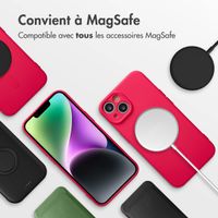 imoshion Coque Couleur avec MagSafe Apple iPhone 14 - Neon Pink