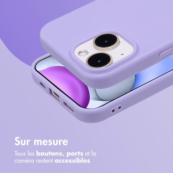 imoshion Coque Couleur Apple iPhone 15 - Tropical Violet
