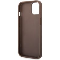 Guess Coque 4G Metal Logo Backcover iPhone 15 - Brun