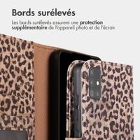 imoshion Étui de télephone portefeuille Design Samsung Galaxy A51 - Leopard Mood