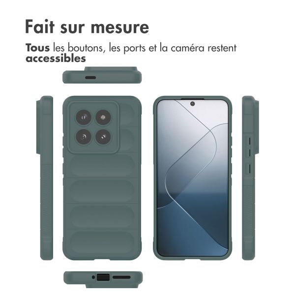 imoshion EasyGrip Backcover Xiaomi 14 Pro - Vert foncé