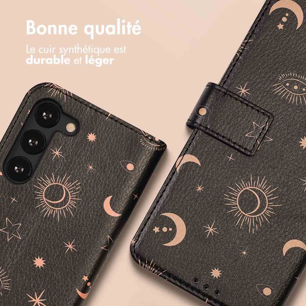 imoshion Étui de télephone portefeuille Design Samsung Galaxy S23 - Sky Black