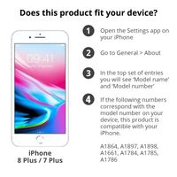 imoshion Étui de téléphone portefeuille Luxe Apple iPhone 8 Plus / 7 Plus