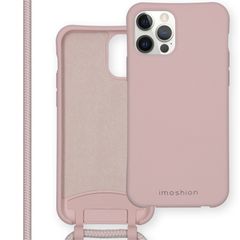imoshion Coque de couleur avec cordon amovible Apple iPhone 12 Pro Max - Rose