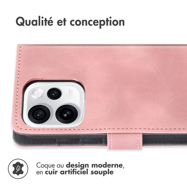 imoshion Etui de télephone portefeuille avec cordon Oppo Reno 15F - Rose
