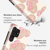 Selencia Coque arrière Vivid Samsung Galaxy S25 Ultra - Paisley Blush