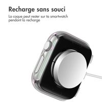 imoshion Coque rigide brillante à couverture complète pour Apple Watch Series 1 / 2 / 3 - 38 mm - Pearlescent