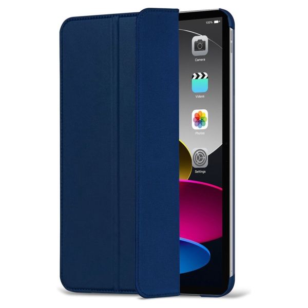 Decoded Textured Sillicon Slim Cover Apple iPad 9 (2021) 10.2 pouces / iPad 8 (2020) 10.2 pouces / iPad 7 (2019) 10.2 pouces - Navy Peony