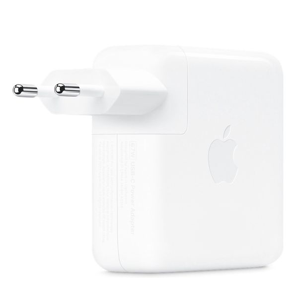 Apple Adaptateur secteur USB-C 67 W d'origine - Chargeur pour Apple MacBook - Blanc