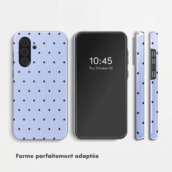 Selencia Coque arrière Vivid pour Samsung Galaxy A36 / A56 - Happy Dots ...