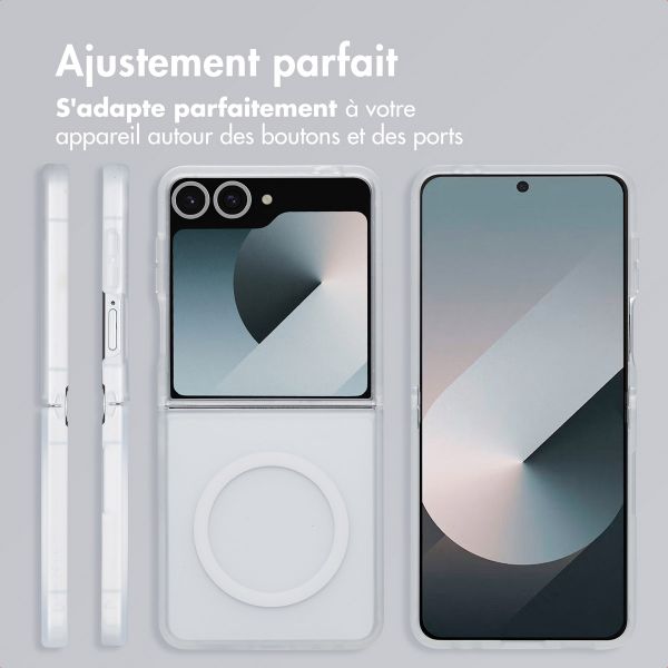 imoshion Coque Color Guard avec MagSafe Samsung Galaxy Z Flip 7 - Blanc