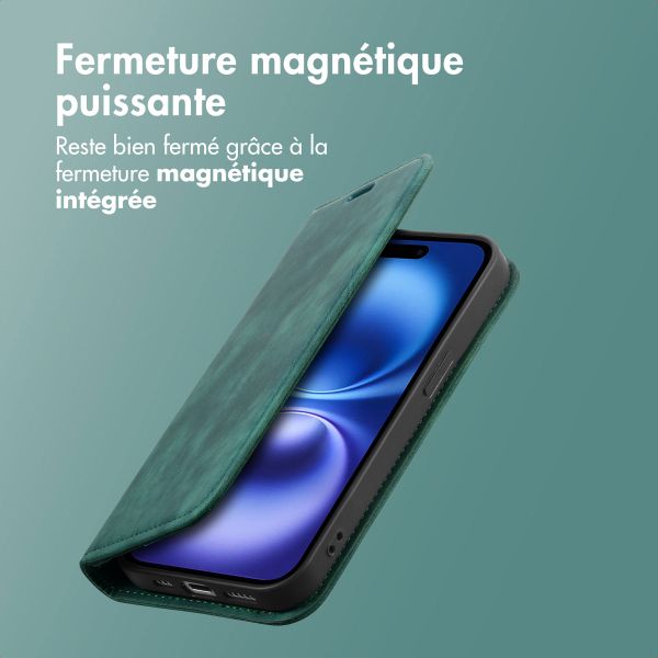 imoshion Étui de téléphone portefeuille Slim Apple iPhone 17 - Vert