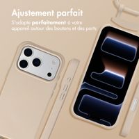 imoshion Coque arrière Color avec cordon amovible et MagSafe Apple iPhone 17 Pro Max - Nude