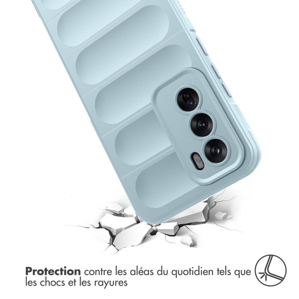 imoshion Coque arrière EasyGrip Oppo Reno 12 Pro - Bleu clair