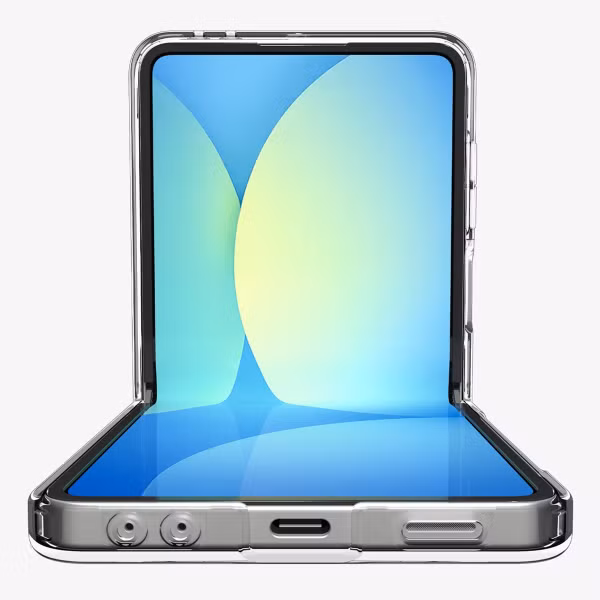 Spigen Coque Ultra Hybrid Pro MagFit Samsung Galaxy Z Flip 7 - Clear / White