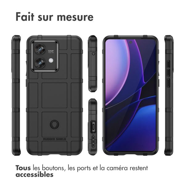imoshion Coque Rugged Shield Motorola Edge 40 Neo - Noir