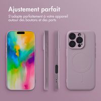 imoshion Coque Couleur avec MagSafe Apple iPhone 16 Pro - Violet