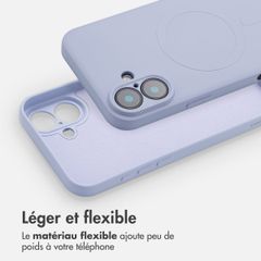 imoshion Coque Couleur avec MagSafe Apple iPhone 16 - Lila / Lilac