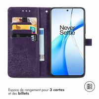 imoshion Etui de téléphone portefeuille Mandala OnePlus Nord CE 4 - Violet