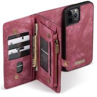 CaseMe Etui de téléphone de luxe en cuir deux en un Apple iPhone 12 (Pro)