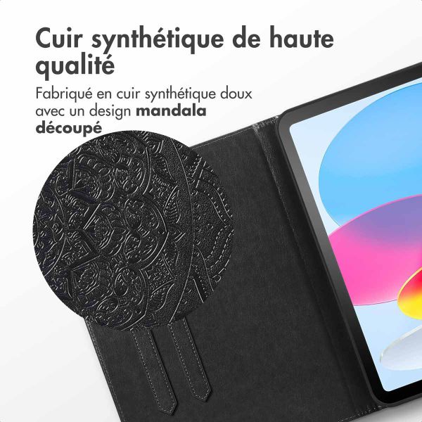 imoshion Coque tablette Apple iPad 11 (2025) 11 pouces A16 / iPad 10 (2022) 10.9 pouces - Noir
