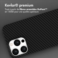 Accezz Coque Kevlar MagSafe Apple iPhone 16 Pro Max - Noir