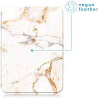 imoshion Slim Soft Sleepcover Kobo Clara 2E / Tolino Shine 4 - White Marble