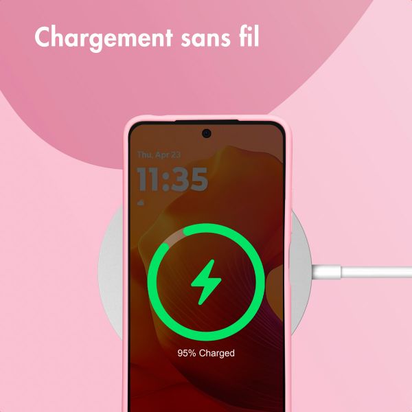 imoshion Coque Couleur Motorola Moto G15 / G15 Power - Bubblegum Pink