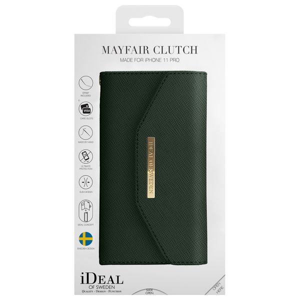 iDeal of Sweden Mayfair Clutch iPhone 11 Pro - Vert