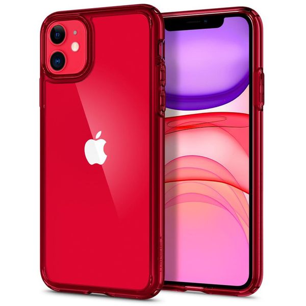 Spigen Coque Ultra Hybrid iPhone 11 - Rouge