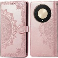 imoshion Etui de télephone Mandala Honor Magic 6 Lite - Rose Doré