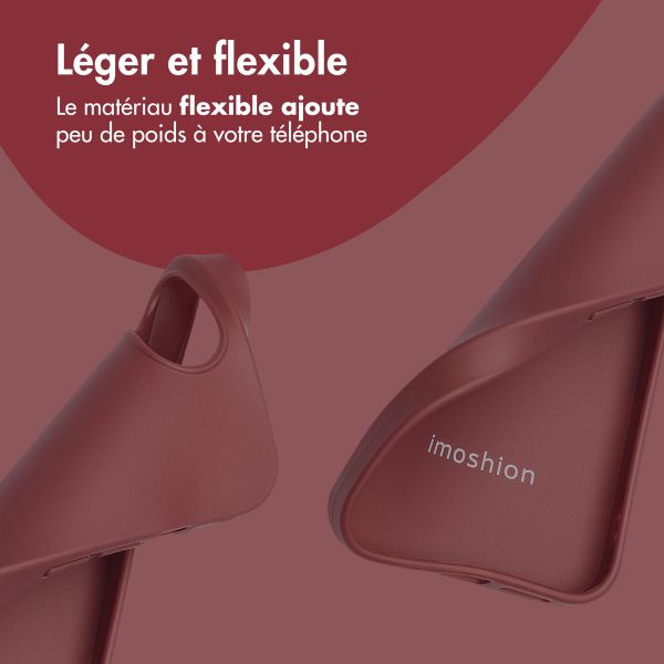 imoshion Coque Couleur Apple iPhone 16e - Wine Red