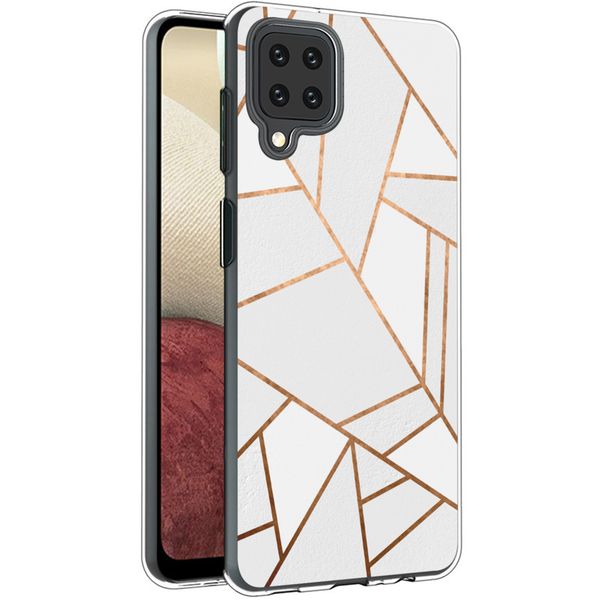 imoshion Coque Design Samsung Galaxy A12 - White Graphic