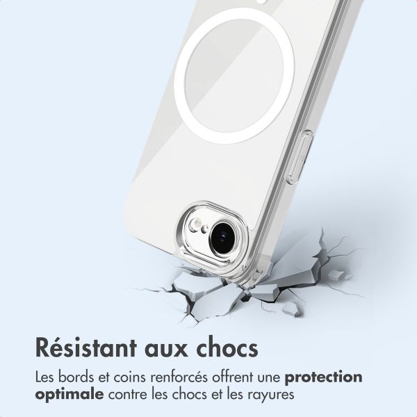 imoshion Coque arrière de protection avec MagSafe Apple iPhone 16e - Transparent
