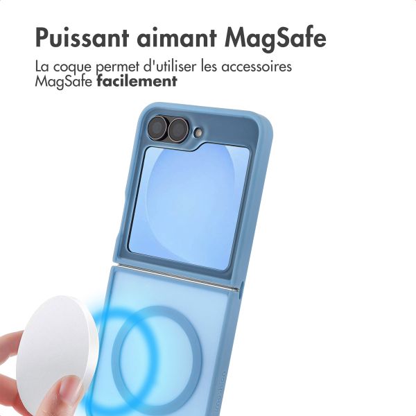 imoshion Coque Color Guard avec MagSafe Samsung Galaxy Z Flip 7 FE - Bleu clair