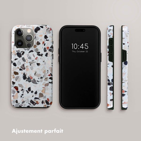 Selencia Coque arrière Vivid Apple iPhone 15 Pro Max - Chic Terazzo