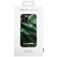 iDeal of Sweden Coque Fashion iPhone 12 (Pro) - Emerald Satin