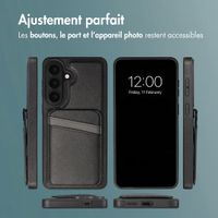 imoshion Coque arrière avec porte-cartes et support Samsung Galaxy S26 Plus - Noir