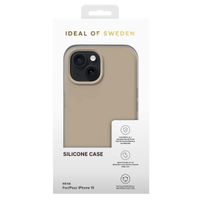 iDeal of Sweden Coque Silicone iPhone 15 - Beige