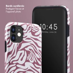 Selencia Coque arrière Vivid Apple iPhone 11 - Trippy Swirl Dark Rose