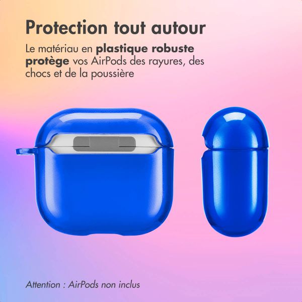 imoshion Coque Néon Apple AirPods 4 - Bleu Cobalt