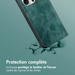 imoshion Étui de téléphone portefeuille Slim Apple iPhone 12 (Pro) - Vert
