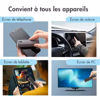 Accezz Spray nettoyante pour écran 2-en-1 - Gris