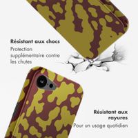 Selencia Coque arrière Vivid avec MagSafe Apple iPhone 16e - Moo'd Olive Dust