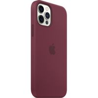 Apple Coque en silicone MagSafe Apple iPhone 12 (Pro) - Plum