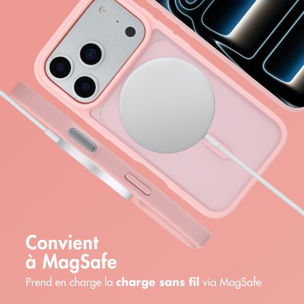 imoshion Coque Color Guard avec MagSafe Apple iPhone 17 Pro Max - Rose clair