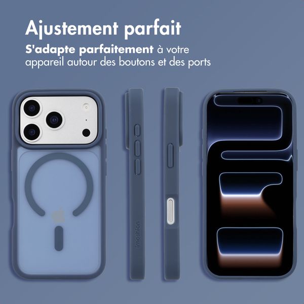 imoshion Coque Color Guard avec MagSafe Apple iPhone 17 Pro - Bleu foncé