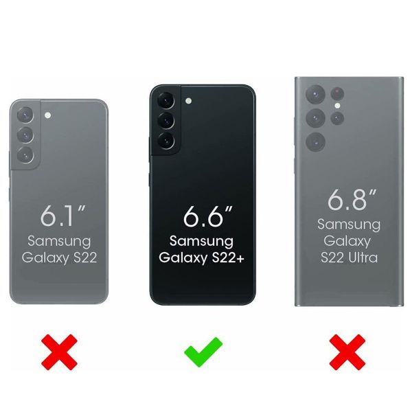 OtterBox Coque arrière React + protection d'écran Samsung Galaxy S22 Plus - Transparent
